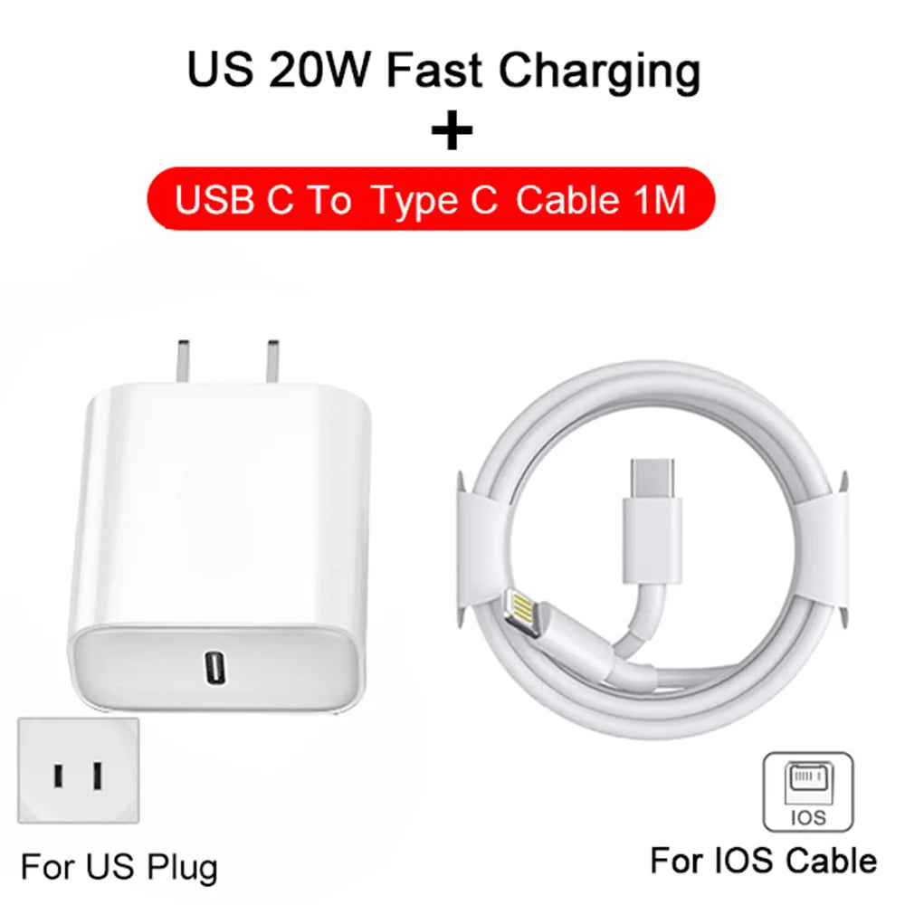 20W USB-C Fast Charger for iPhone