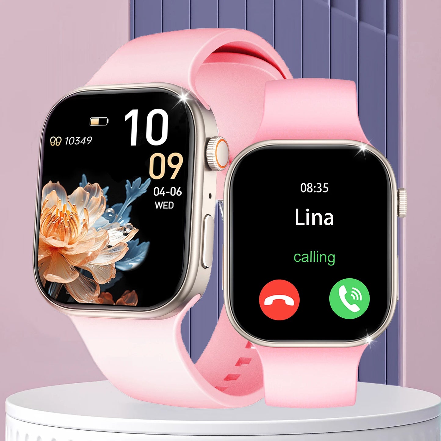 Smart Watch with 2.02-Inch HD Display — Fitness Tracker & Health Monitor