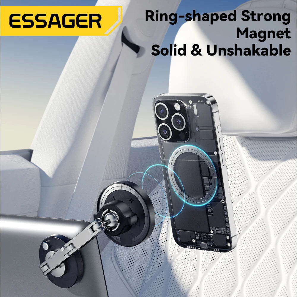 15W Magnetic Wireless Car Charger & Phone Holder — Universal Fit