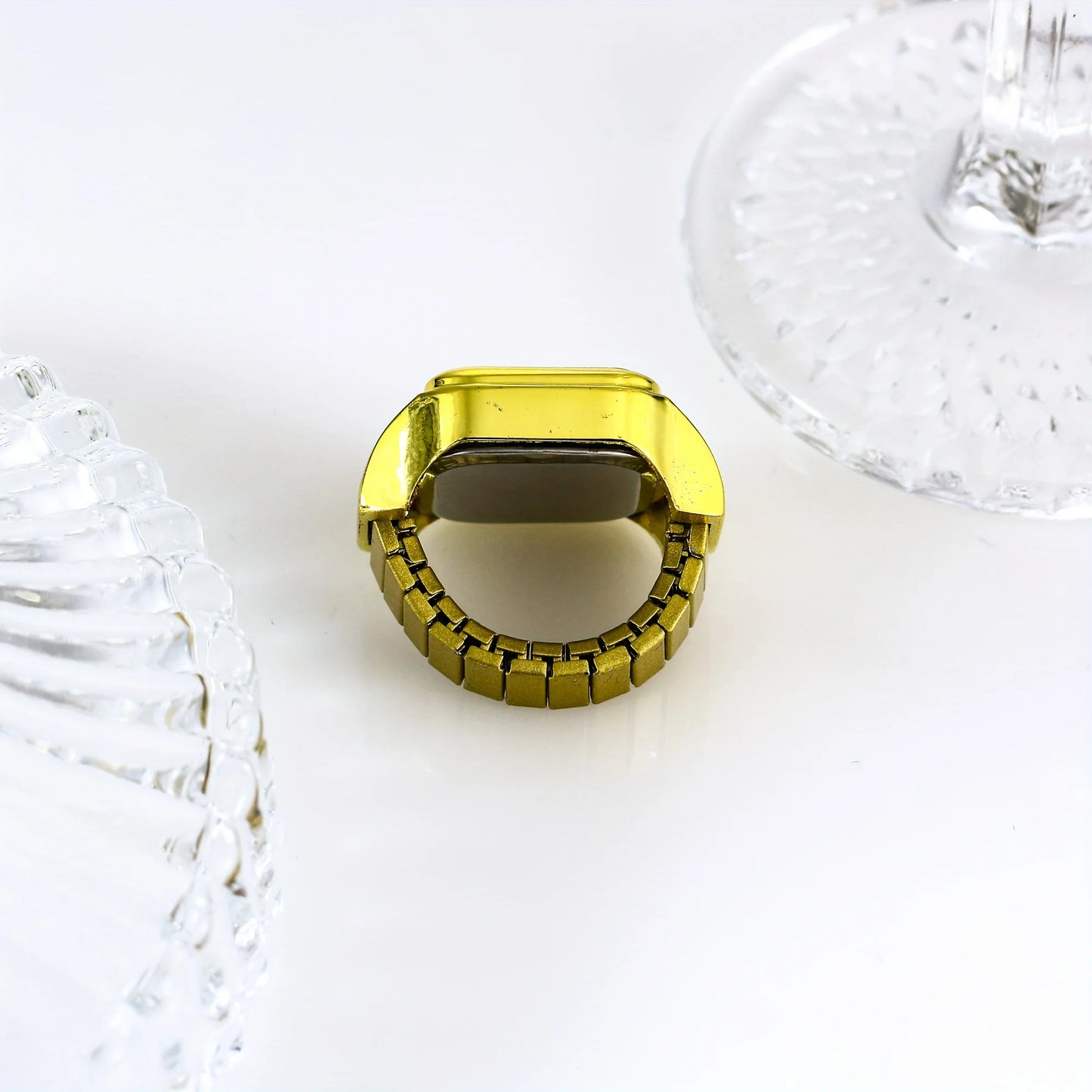 Square Ring Watch — Unique Dual-Wear Finger & Wrist Watch