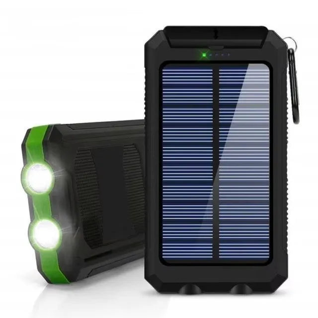 80000mAh Solar Power Bank — Portable Outdoor Charging Battery Pack