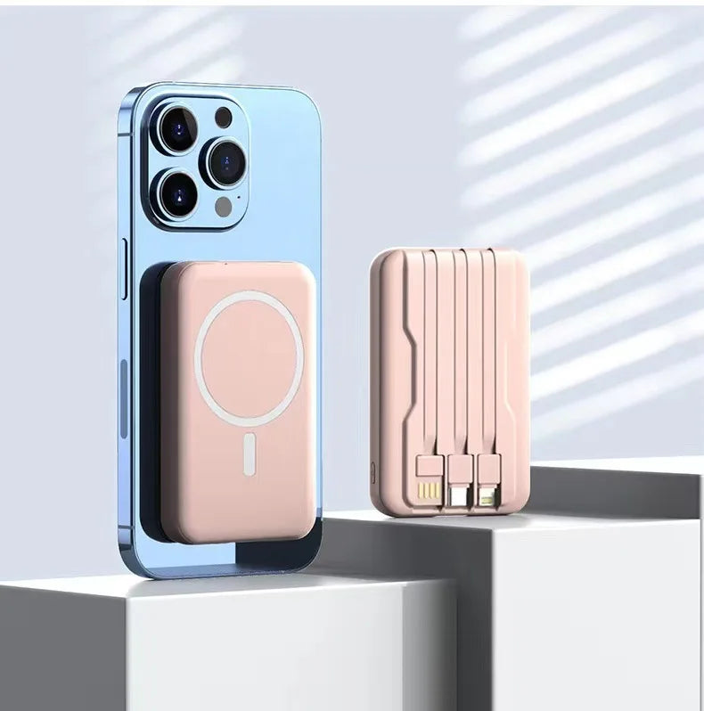20000mAh Magnetic Wireless Power Bank — 5V Portable Charger