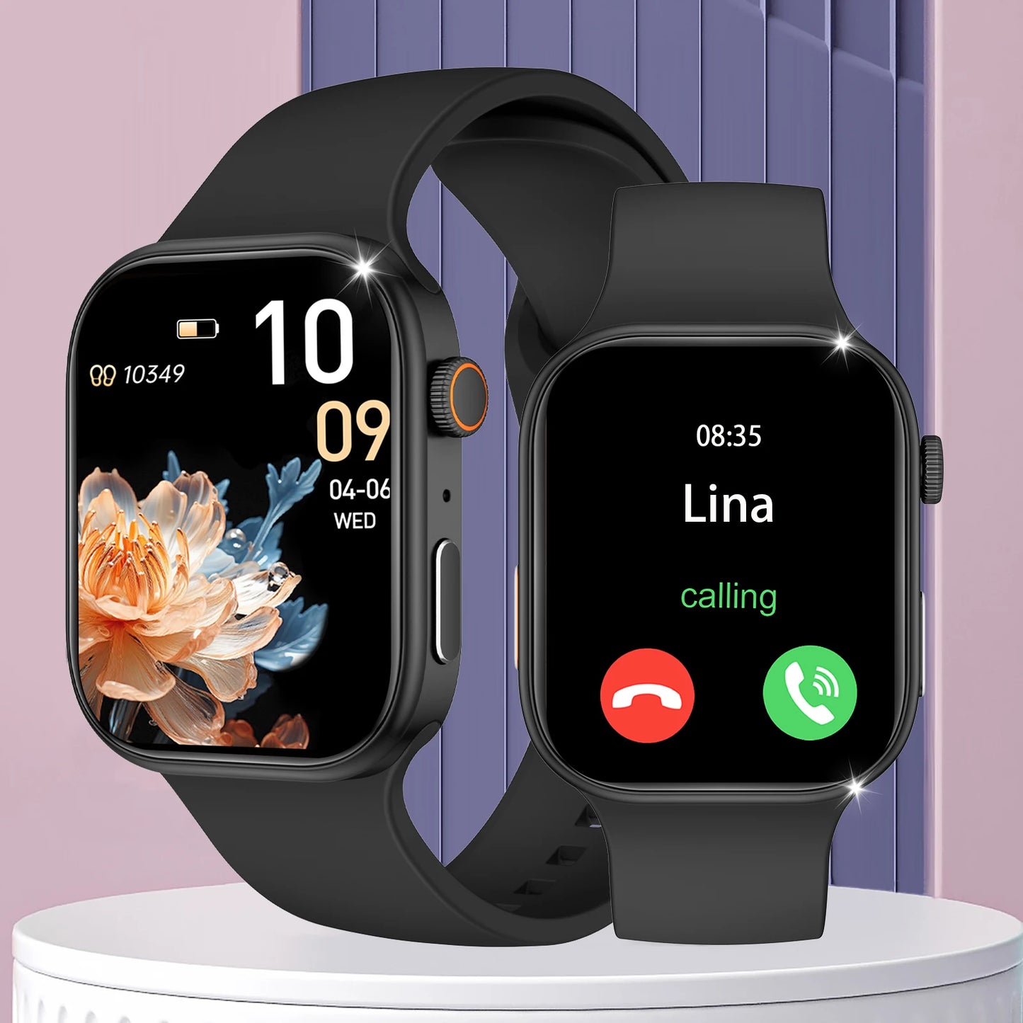 Smart Watch with 2.02-Inch HD Display — Fitness Tracker & Health Monitor