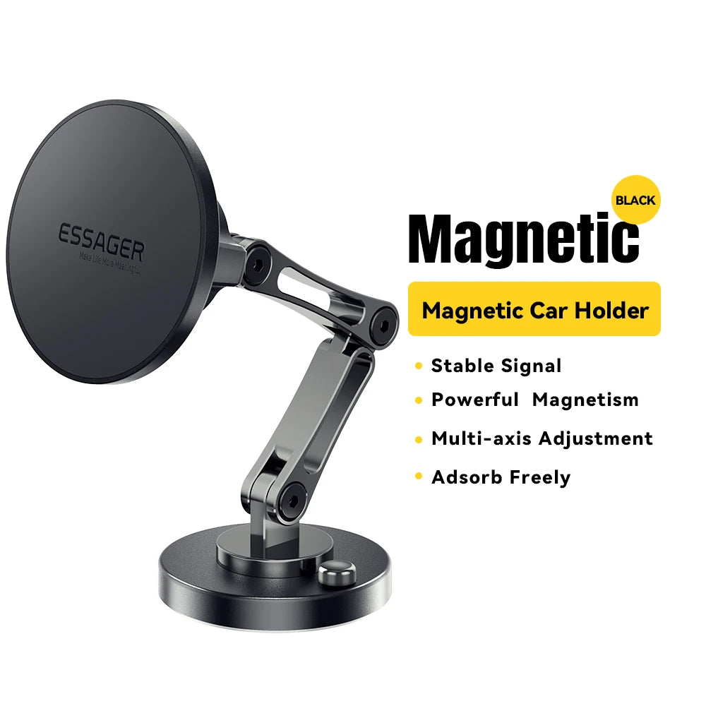 15W Magnetic Wireless Car Charger & Phone Holder — Universal Fit
