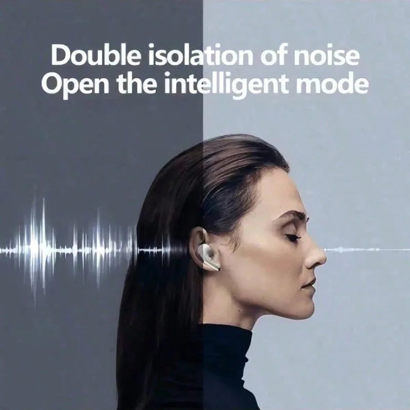 Wireless Dual In-Ear Earphones — Bluetooth Headphones with Mic
