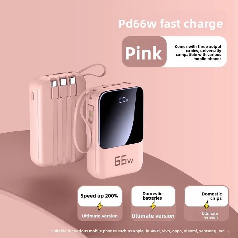 20000mAh High-Capacity Power Bank — Dual USB Portable Charger