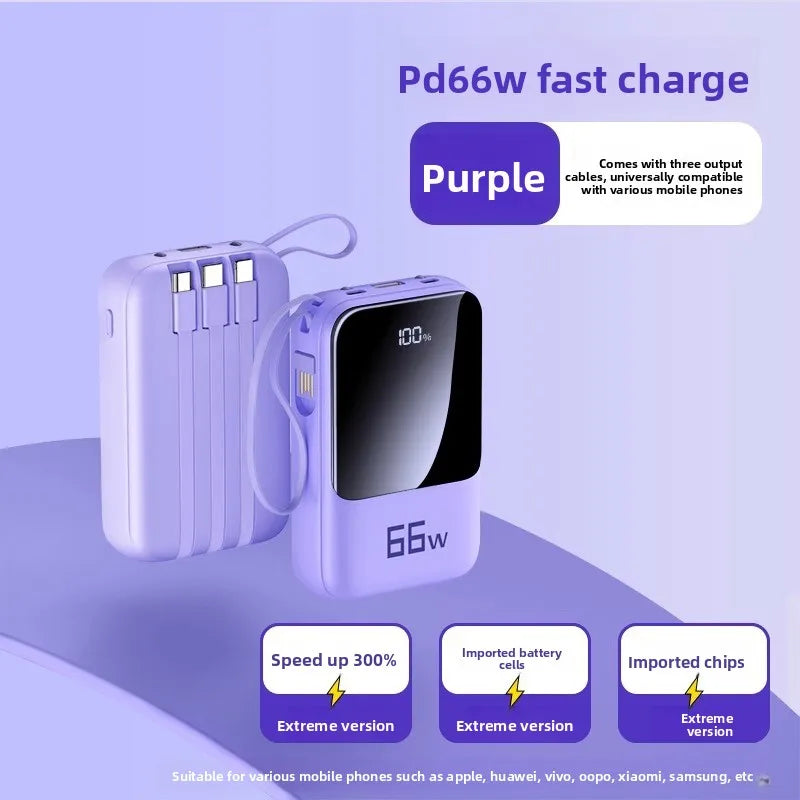 20000mAh High-Capacity Power Bank — Dual USB Portable Charger