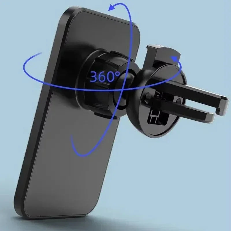15W Magnetic Wireless Car Charger — MagSafe Compatible Fast Charging
