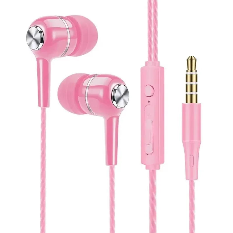 3.5mm Wired Earphones — Clear Sound In-Ear Headphones