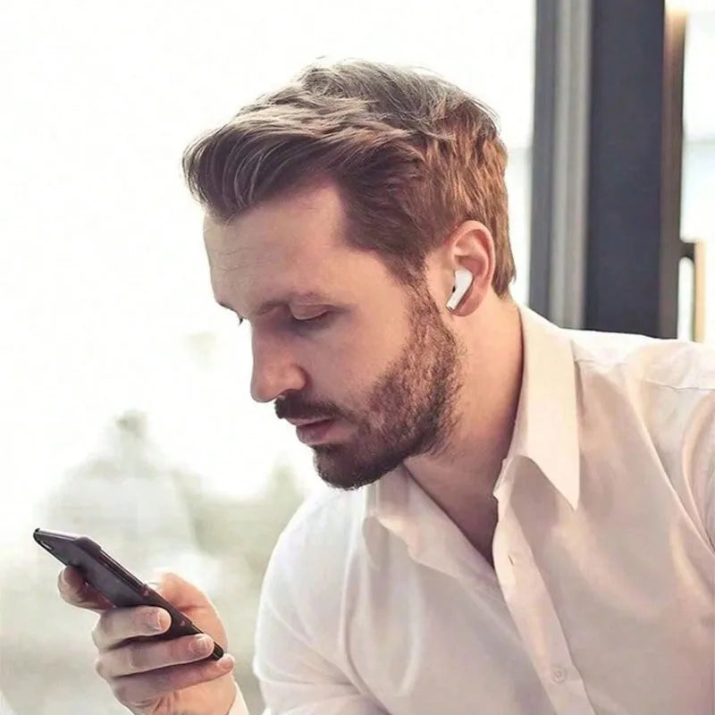 Wireless Dual In-Ear Earphones — Bluetooth Headphones with Mic