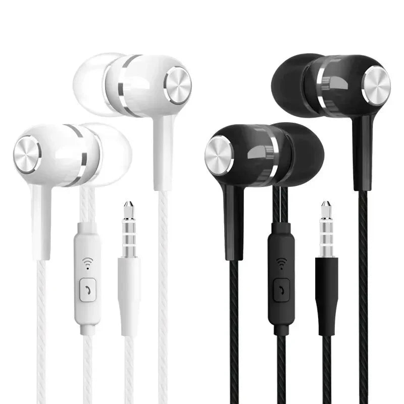 3.5mm Wired Earphones — Clear Sound In-Ear Headphones