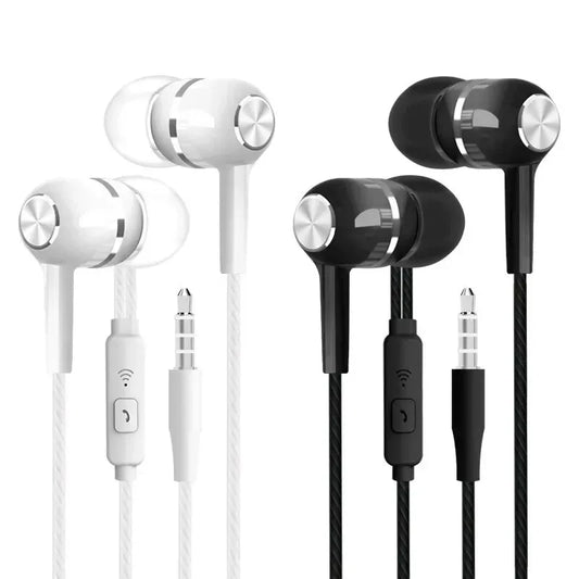 3.5mm Wired Earphones — Clear Sound In-Ear Headphones