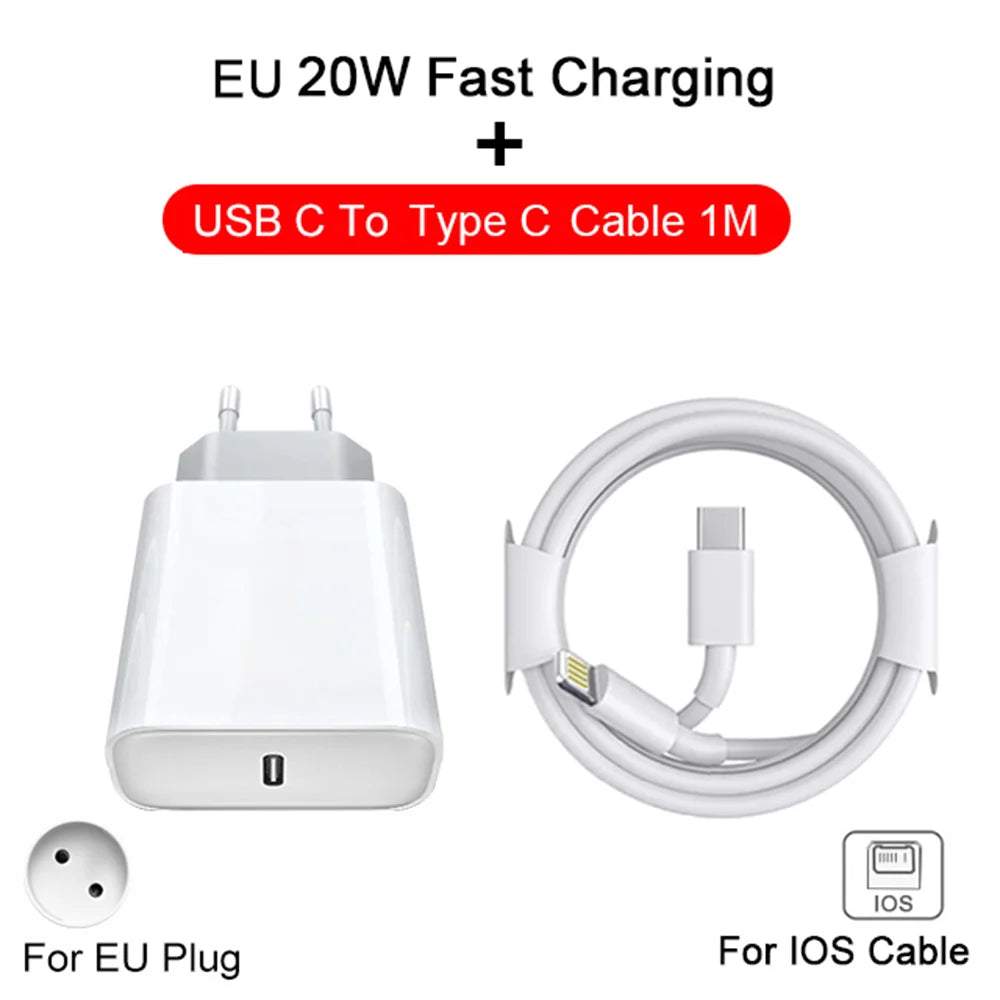 20W USB-C Fast Charger for iPhone