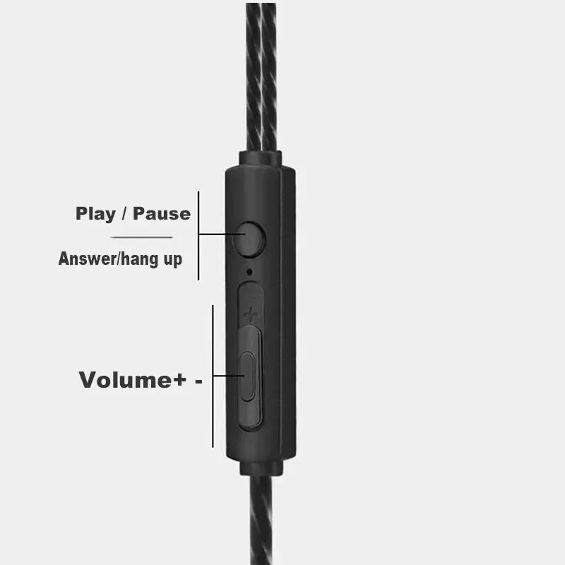 3.5mm Wired Earphones — Clear Sound In-Ear Headphones
