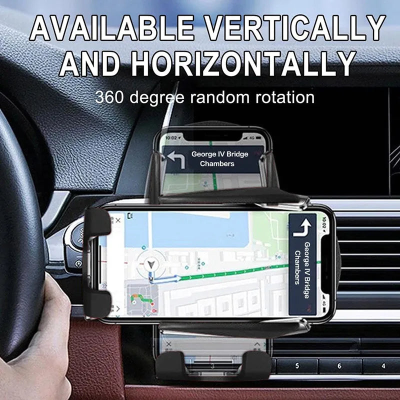 Car Phone Holder Air Vent Mount — Universal 360° Rotation
