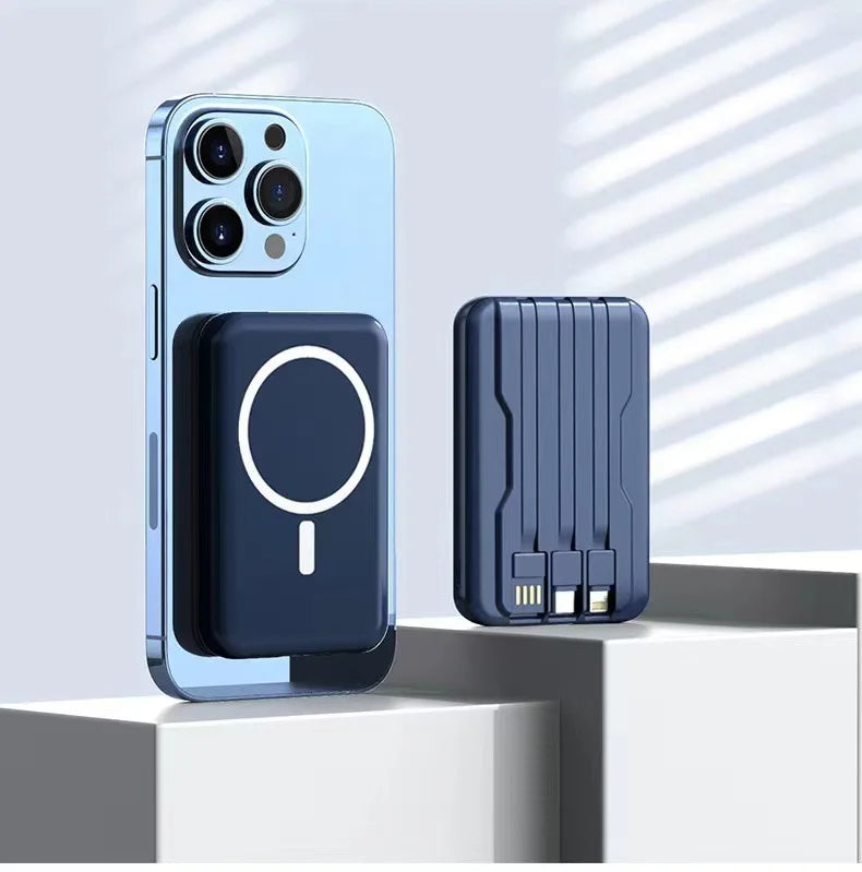 20000mAh Magnetic Wireless Power Bank — 5V Portable Charger