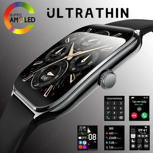 Ultra Thin Smart Watch — Slim Fitness Tracker for Men & Women
