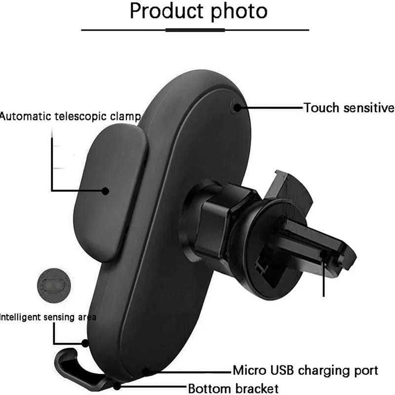 Car Phone Holder Air Vent Mount — Universal 360° Rotation