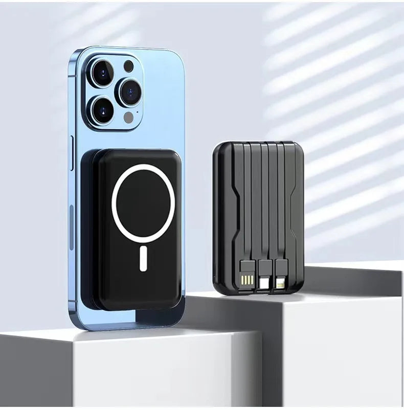 20000mAh Magnetic Wireless Power Bank — 5V Portable Charger