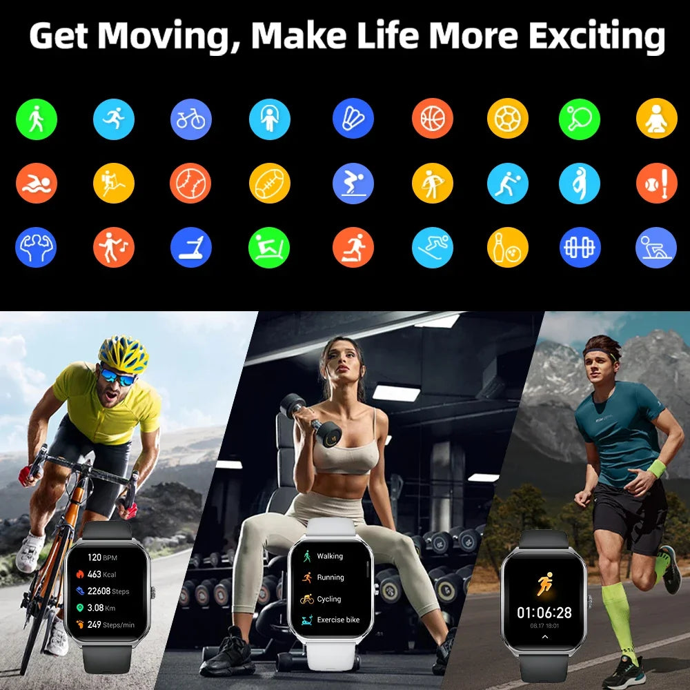 Ultra Thin Smart Watch — Slim Fitness Tracker for Men & Women