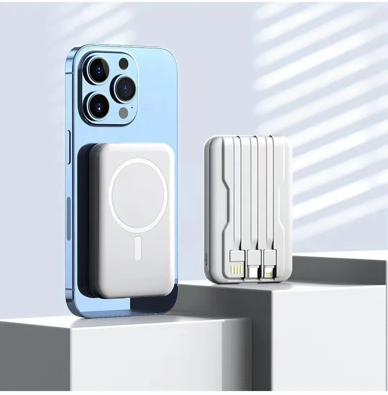 20000mAh Magnetic Wireless Power Bank — 5V Portable Charger