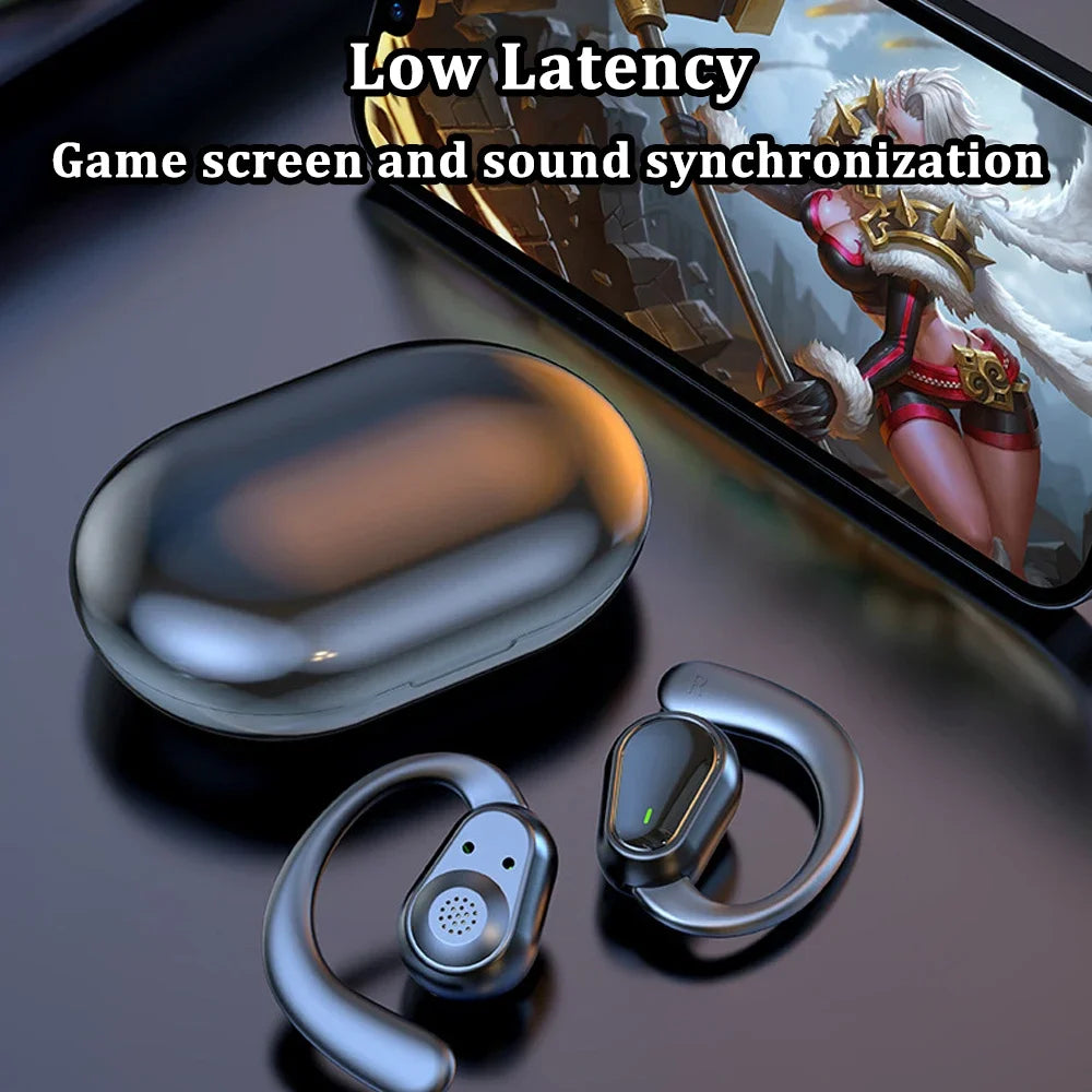Bluetooth 5.3 Ear Hook Earphones — Wireless Sport Headphones