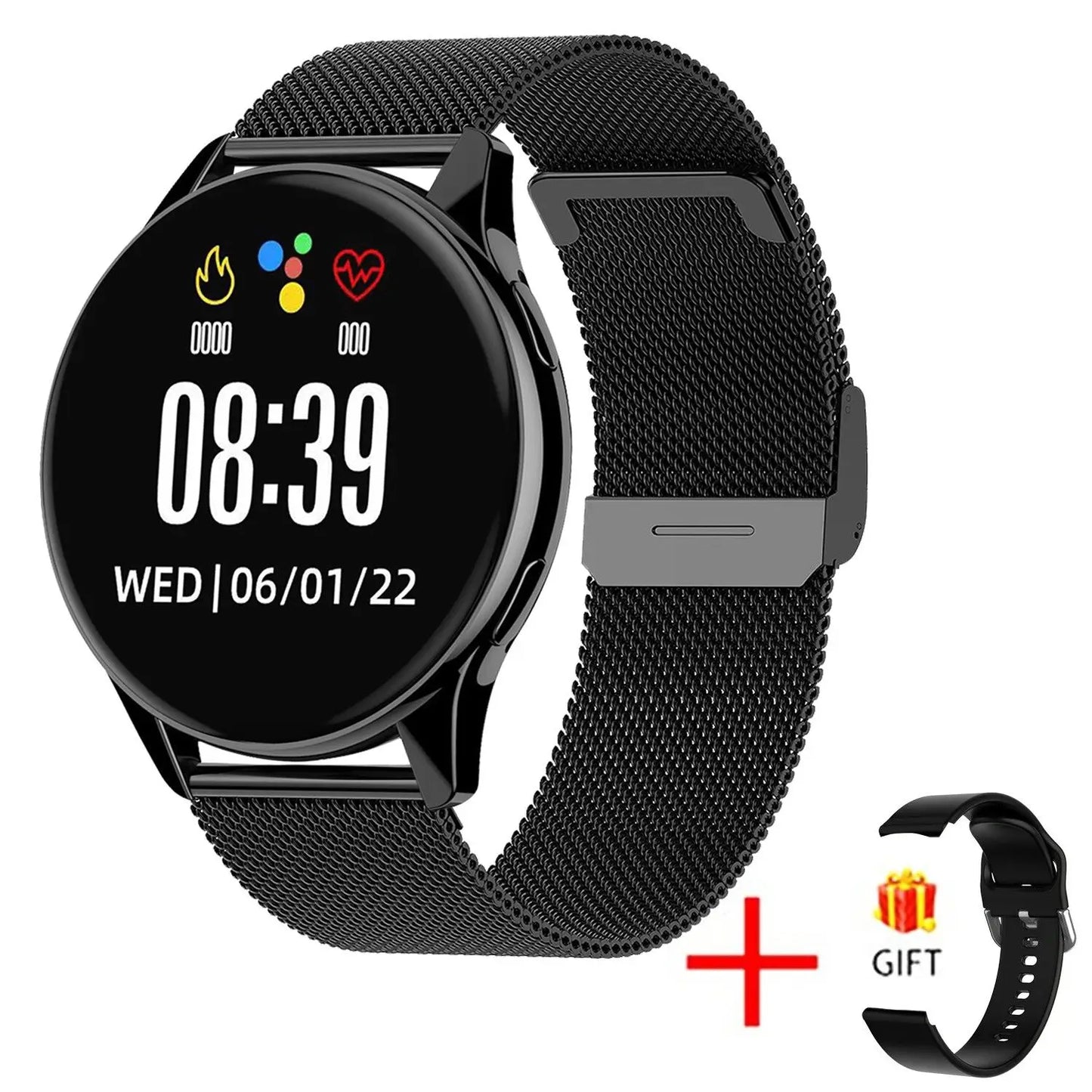 Smart Watch — Fitness Tracker with Heart Rate Monitor & Notifications