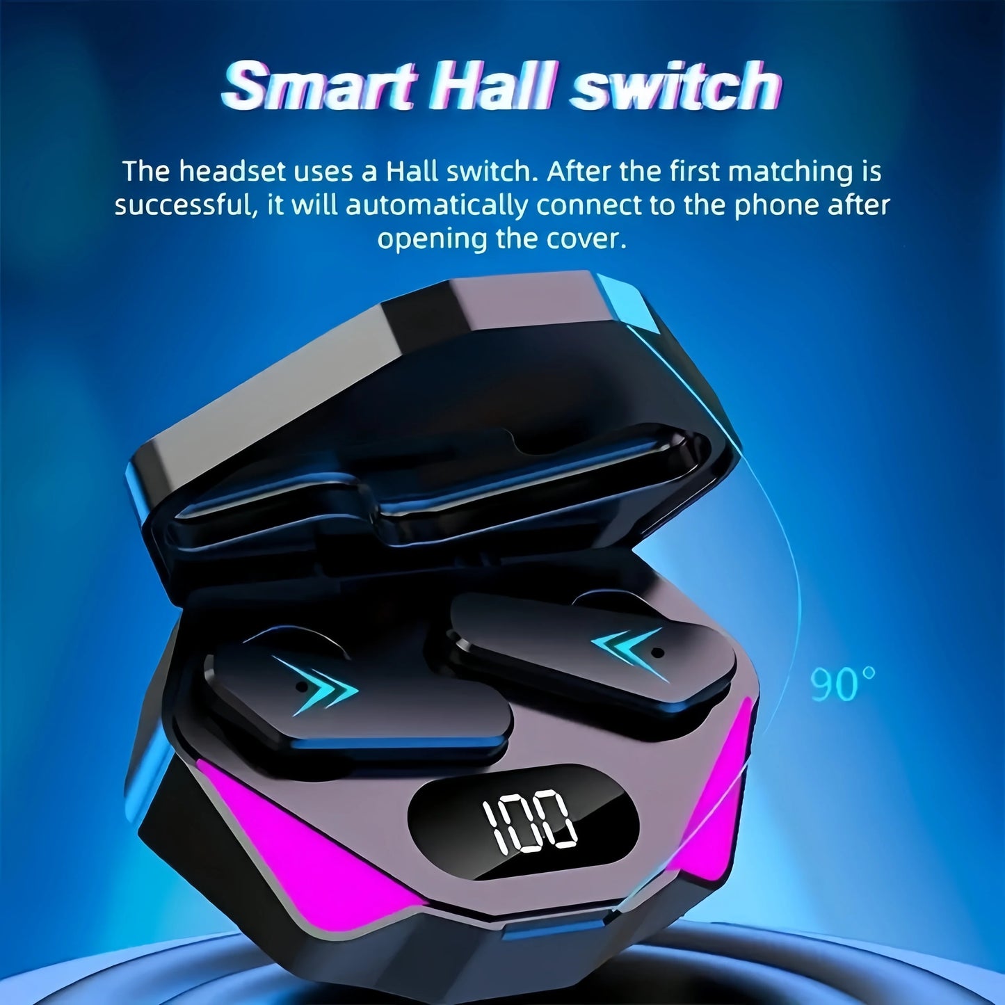 X15 TWS Wireless Bluetooth Earbuds — Noise Cancelling with Charging Case