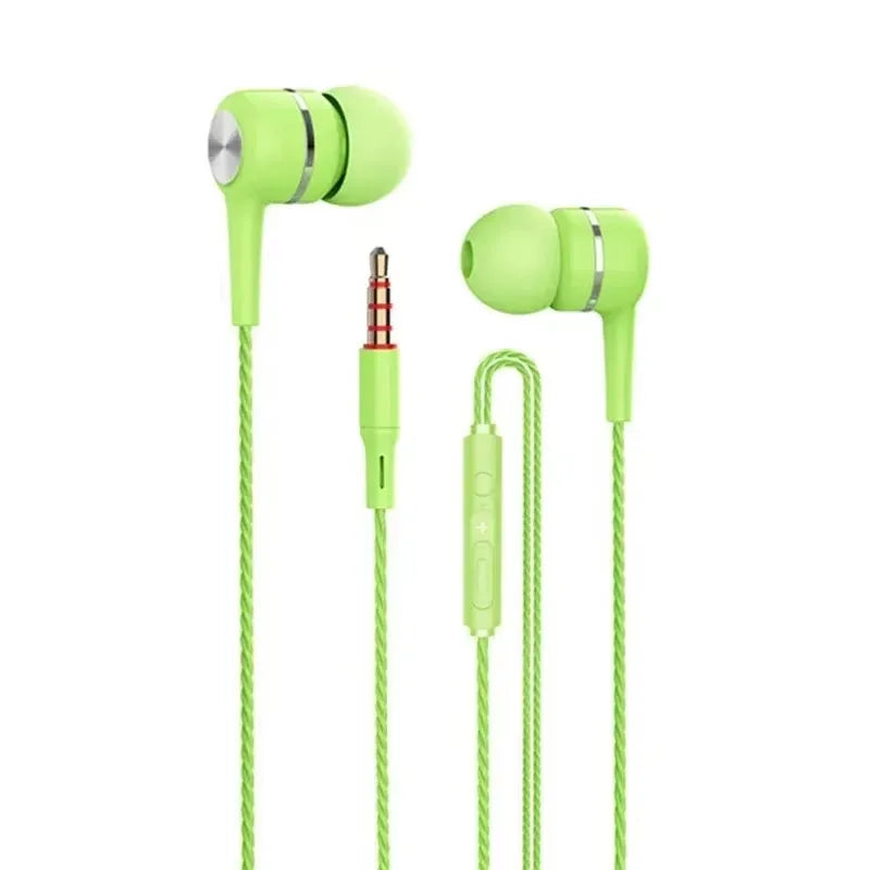 3.5mm Wired Earphones — Clear Sound In-Ear Headphones