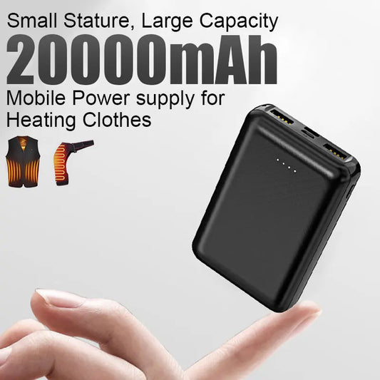 20000mAh Portable Power Bank — Fast Charging USB Battery Pack