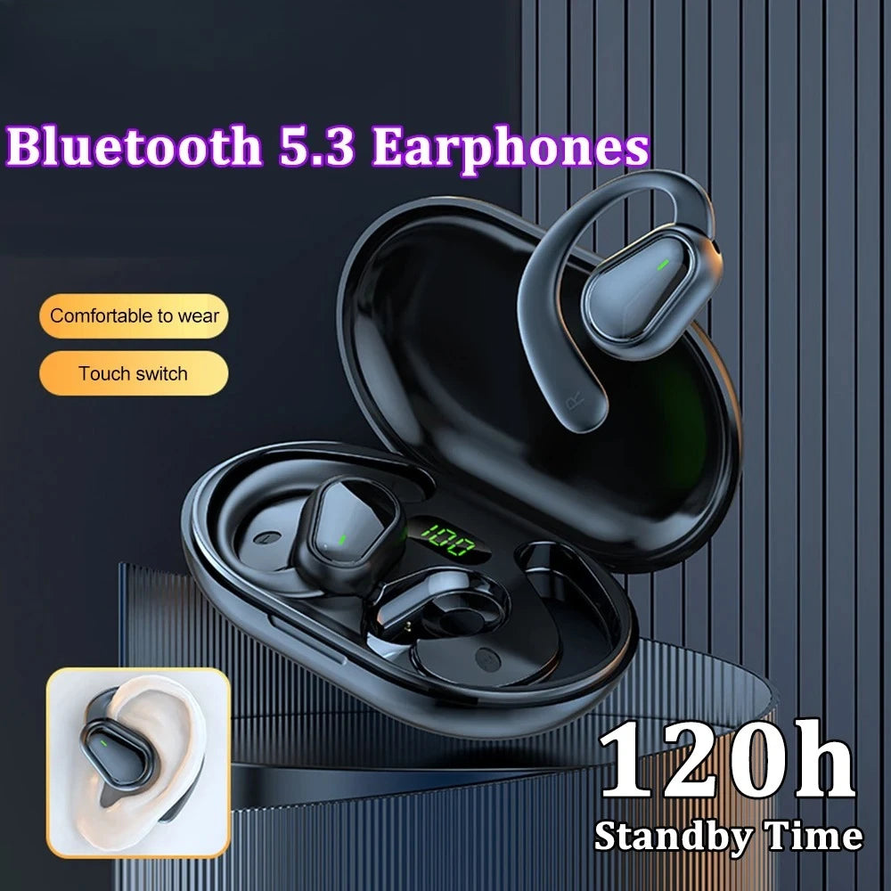 Bluetooth 5.3 Ear Hook Earphones — Wireless Sport Headphones