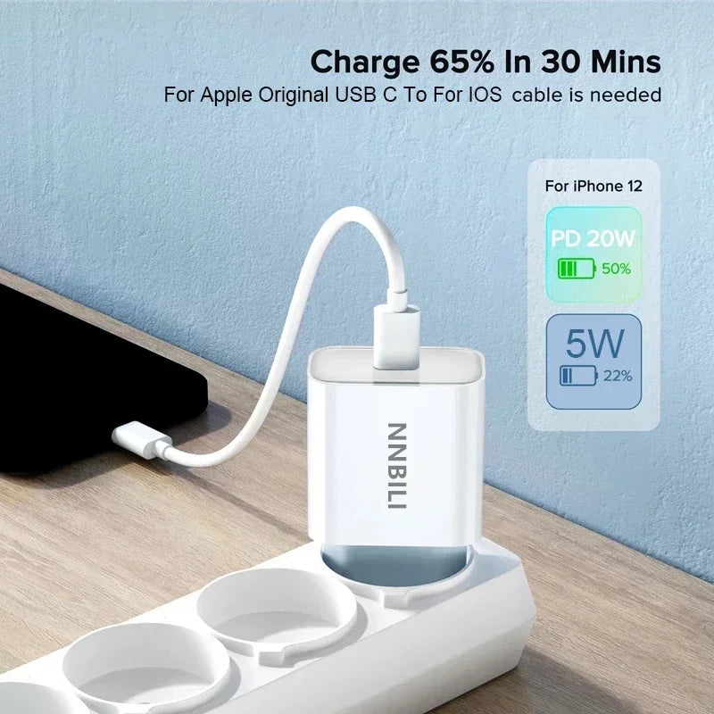 20W USB-C Fast Charger for iPhone