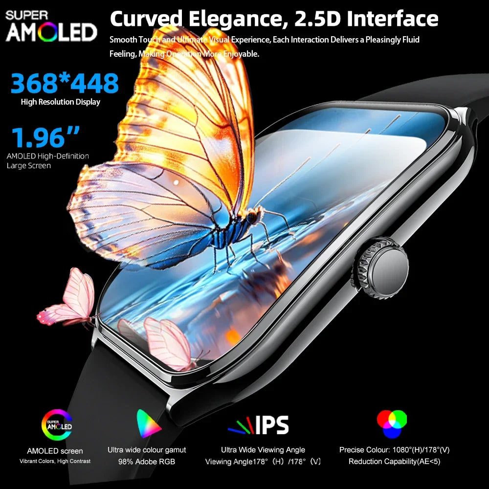 Ultra Thin Smart Watch — Slim Fitness Tracker for Men & Women
