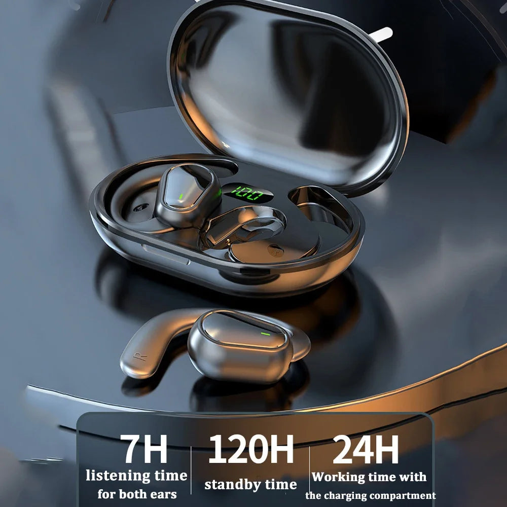 Bluetooth 5.3 Ear Hook Earphones — Wireless Sport Headphones