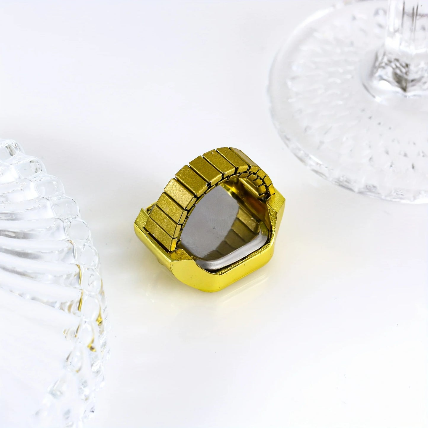 Square Ring Watch — Unique Dual-Wear Finger & Wrist Watch