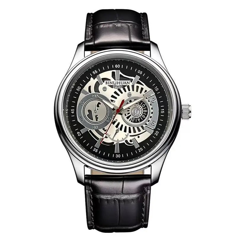 Men's Classic Minimalist Watch — Slim Analog Quartz Wristwatch