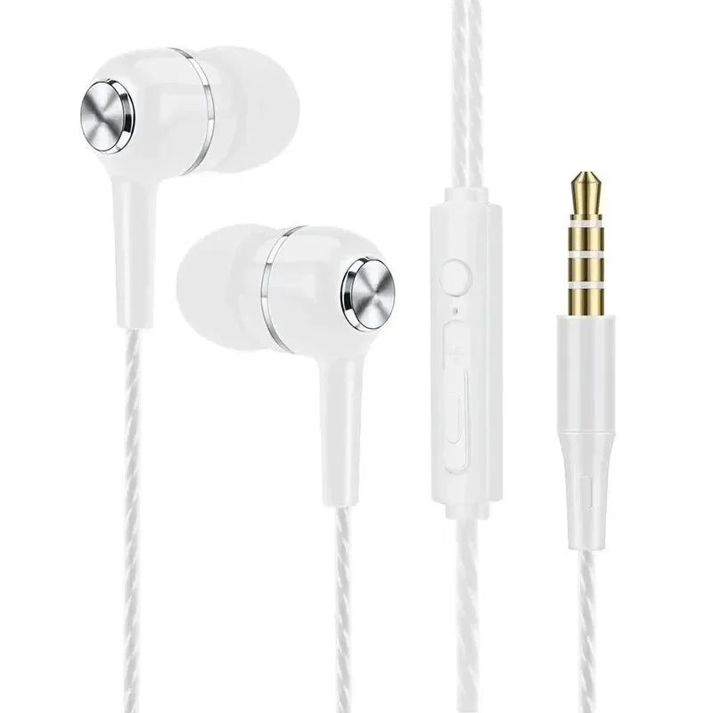 3.5mm Wired Earphones — Clear Sound In-Ear Headphones