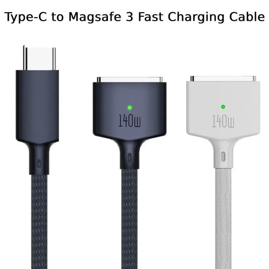 USB-C to MagSafe 1/2/3 Magnetic Charging Cable — MacBook Compatible